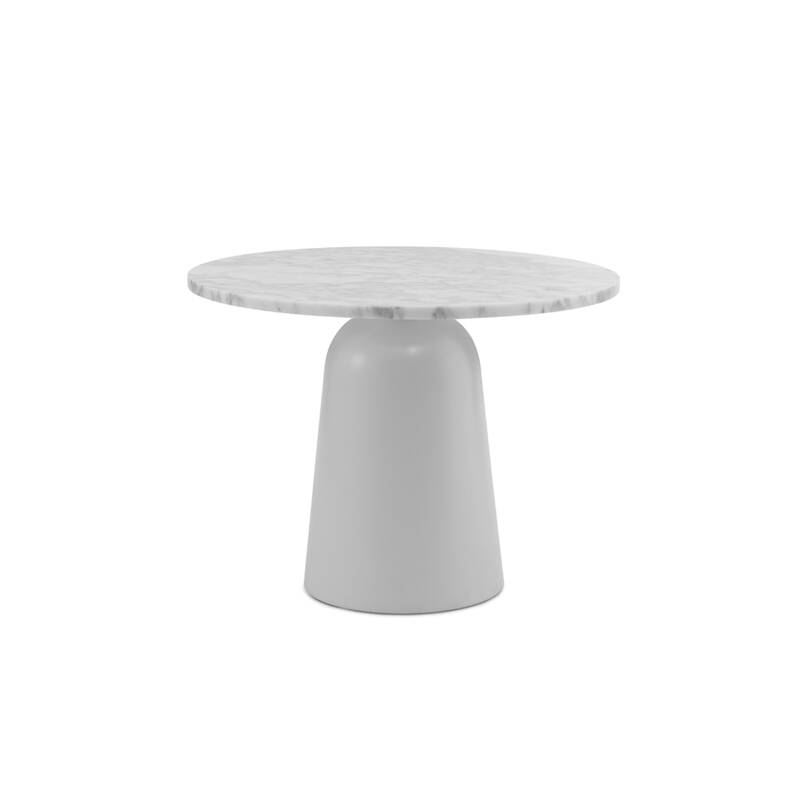 Table d'appoint guéridon TURN MARBLE réglable en hauteur Marbre blanc Normann Copenhagen
