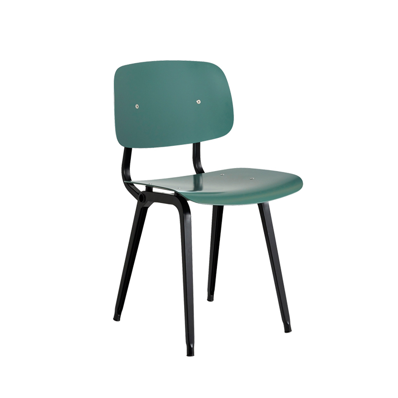 Chaise REVOLT Noir/ vert pétrole HAY