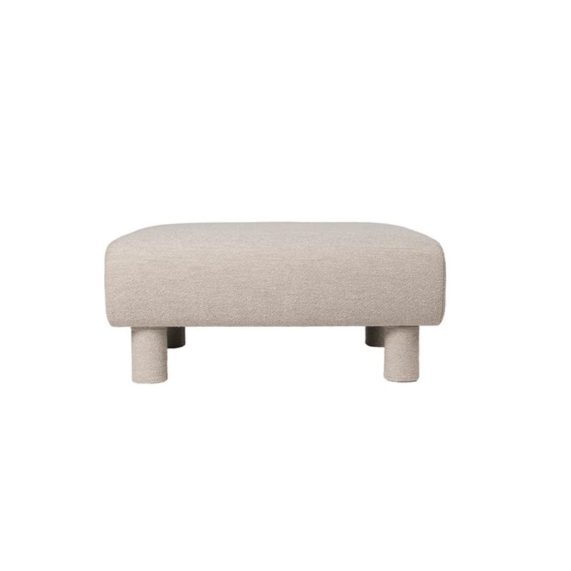 Pouf DASE OTTOMAN Soft Bouclé Naturel FERM LIVING