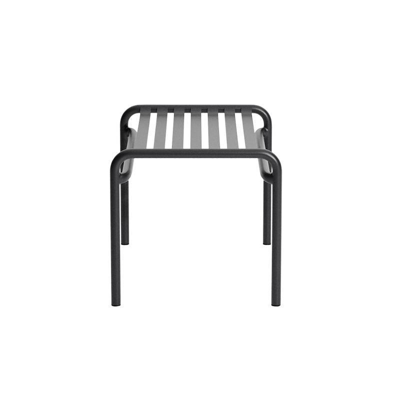 Tabouret extérieur WEEK-END repose-pieds Noir PETITE FRITURE