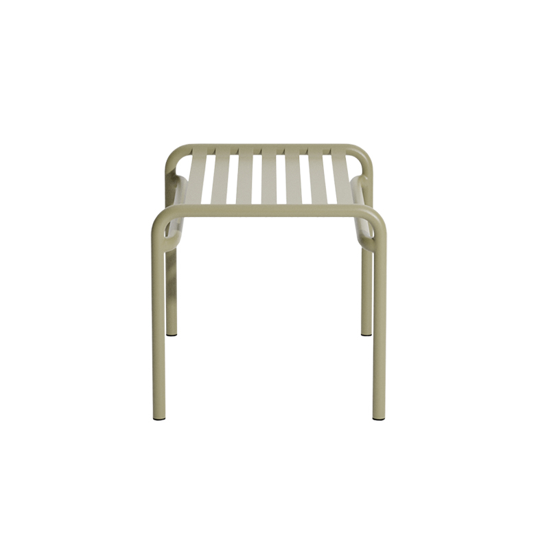 Tabouret extérieur WEEK-END repose-pieds Vert jade PETITE FRITURE