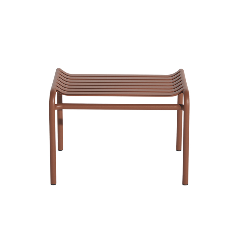 Tabouret extérieur WEEK-END repose-pieds Terracotta PETITE FRITURE