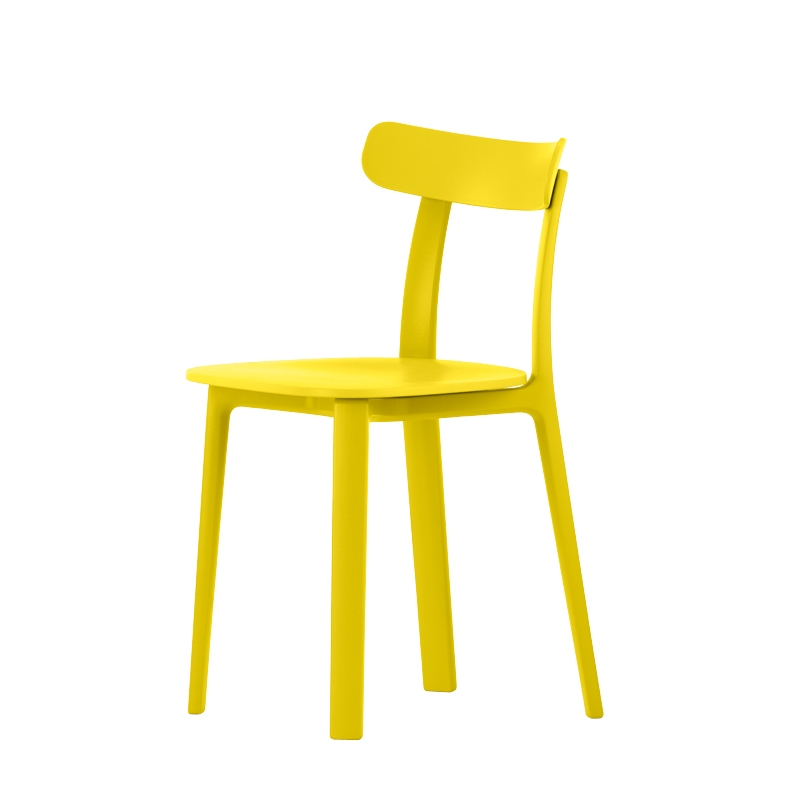 Chaise ALL PLASTIC CHAIR APC Bouton d'or VITRA