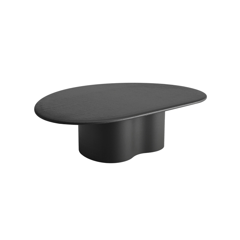 Table basse GHIA L 105 pied central Chêne noir ARPER