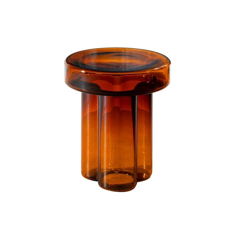 Table d'appoint guéridon SODA H 45 Ambre MINIFORMS