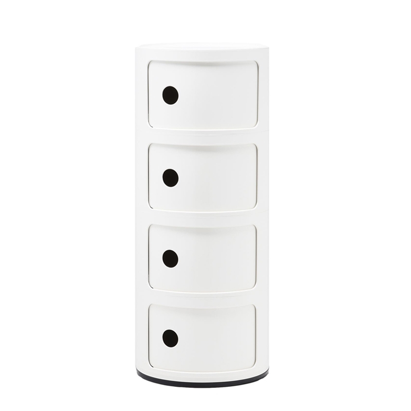 Meuble de rangement COMPONIBILI 4 tiroirs Blanc KARTELL