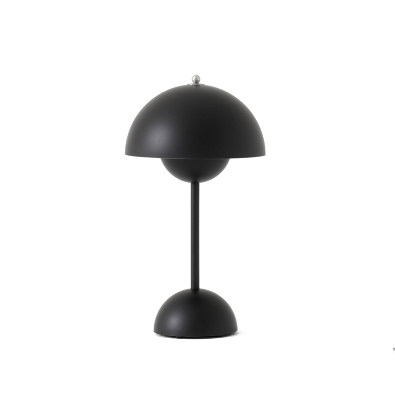 Lampe à poser FLOWERPOT VP9 sans fil Noir mat AND TRADITION