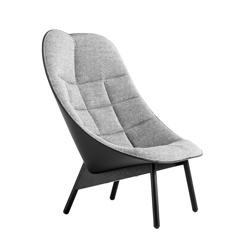 Fauteuil UCHIWA QUILT Gris 166 HAY