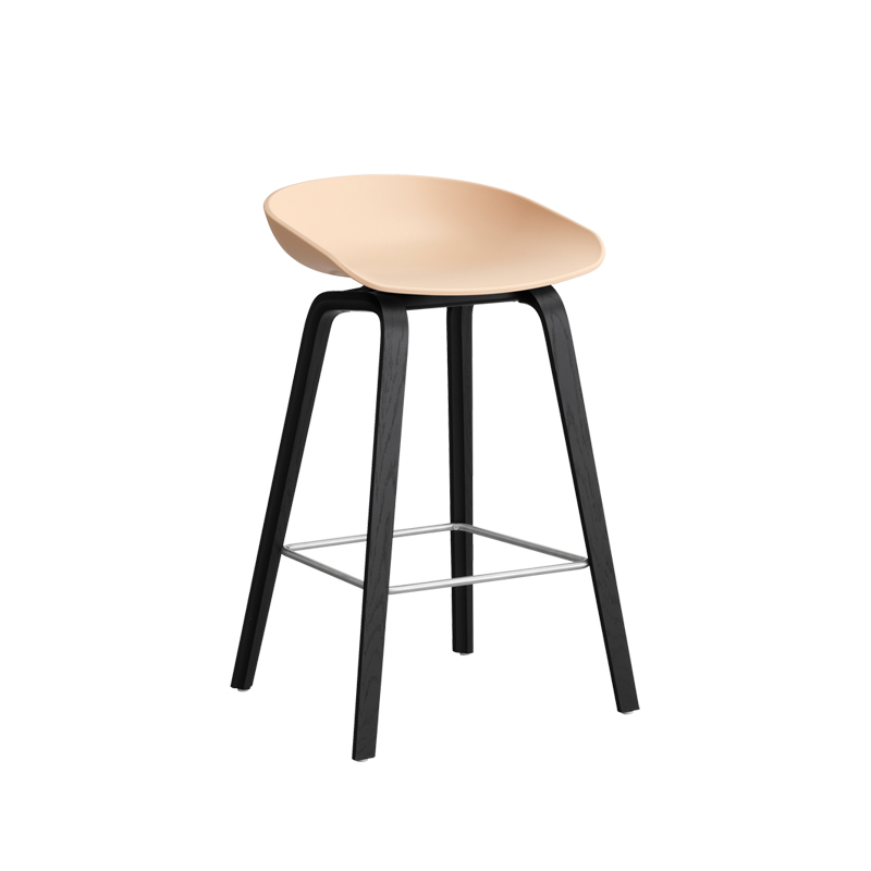 Tabouret haut ABOUT A STOOL AAS 32 H65 Pale peach HAY
