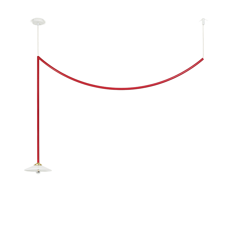 Suspension CEILING LAMP N°4 Rouge VALERIE OBJECTS
