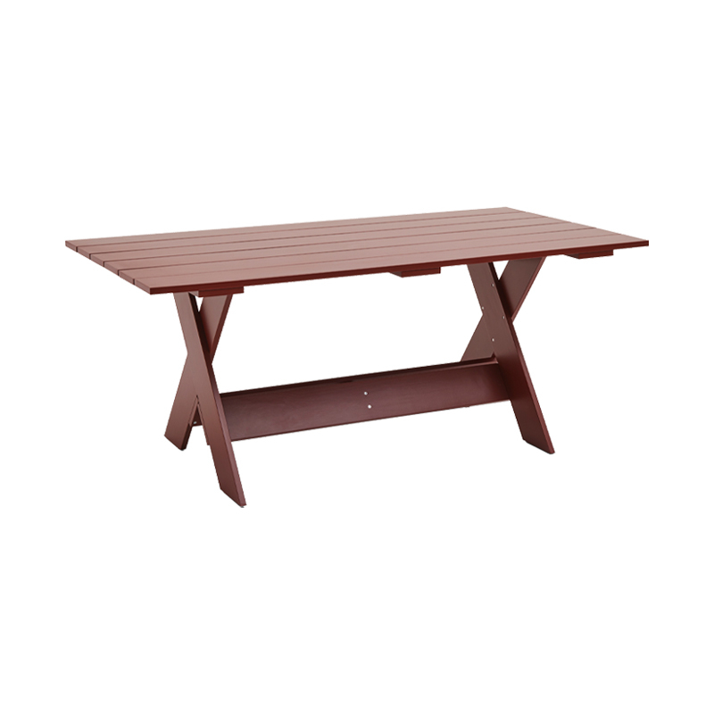 Table extérieur CRATE L 180 Rouge fer HAY
