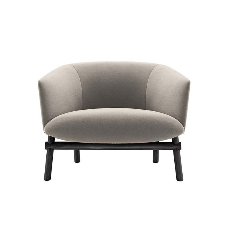 Fauteuil LIVRE Gris mink 518 GALLOTTI & RADICE