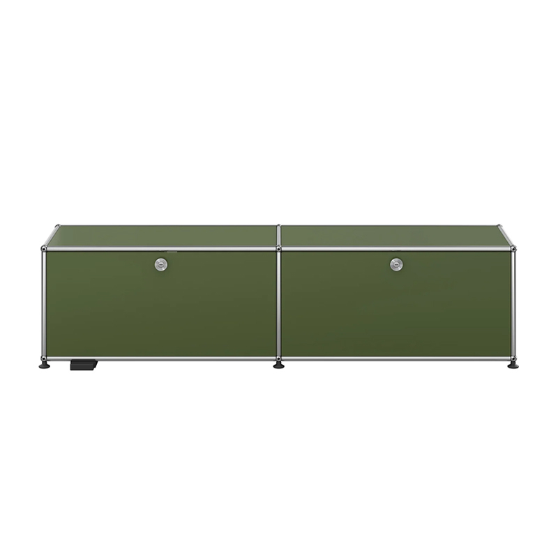 Meuble de rangement USM HALLER E M59 Vert olive USM HALLER