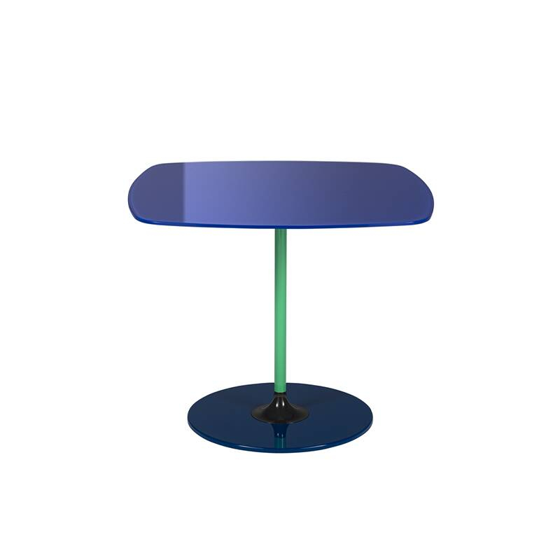Table d'appoint guéridon THIERRY H 40 Bleu KARTELL