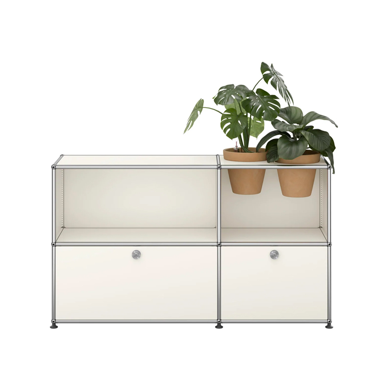 Meuble de rangement USM HALLER M57 Blanc pur USM HALLER