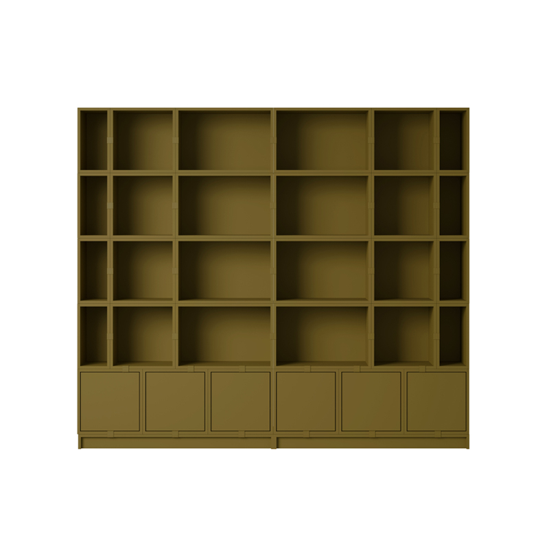 Etagère STACKED CONFIGURATION 1 Vert brun MUUTO