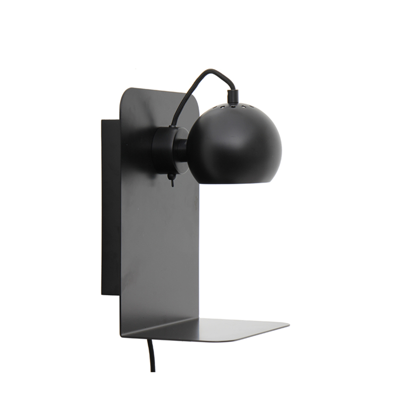 Applique BALL USB Noir mat FRANDSEN