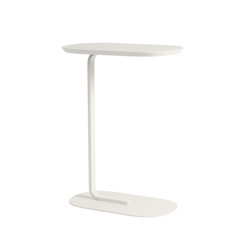 Table d'appoint guéridon RELATE H 73 Blanc cassé MUUTO