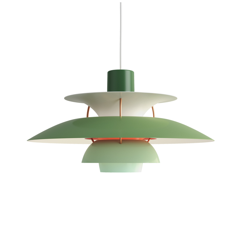 Suspension PH 5 Nuances de vert LOUIS POULSEN
