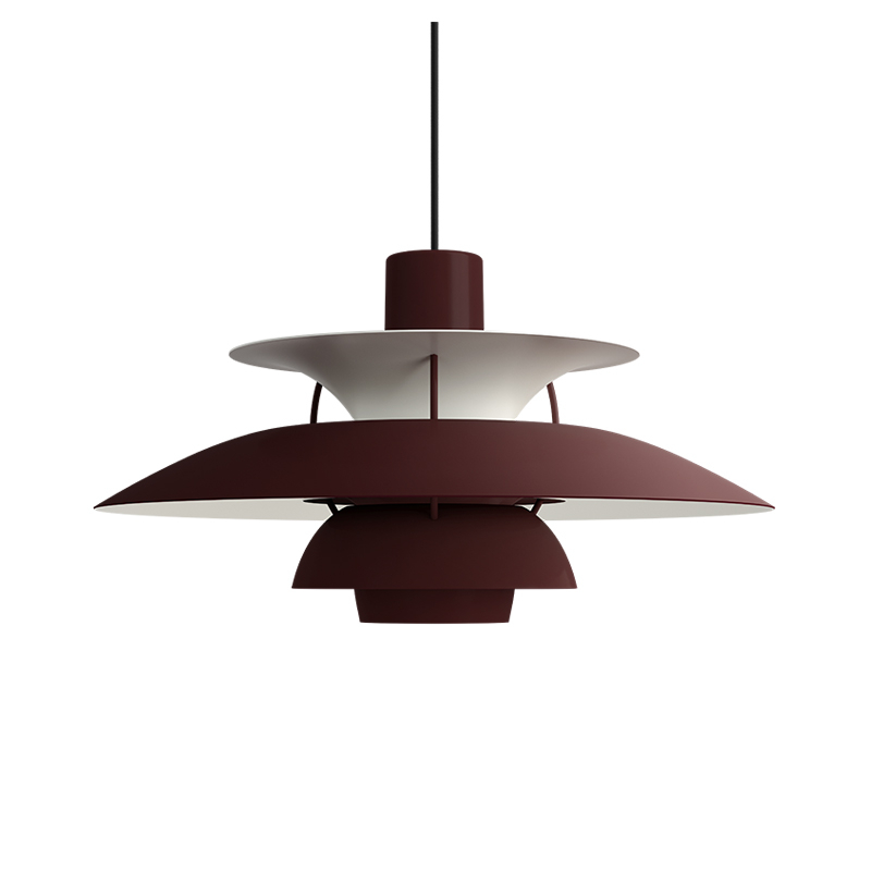 Suspension PH 5 Monochrome Burgundy LOUIS POULSEN