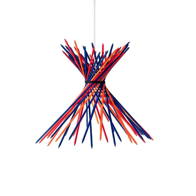 Suspension PIC-A-STIC Bleu-rouge vif/ Orange vif INGO MAURER