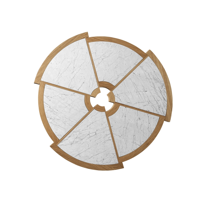 Table basse 529 RIO marbre Blanc CASSINA