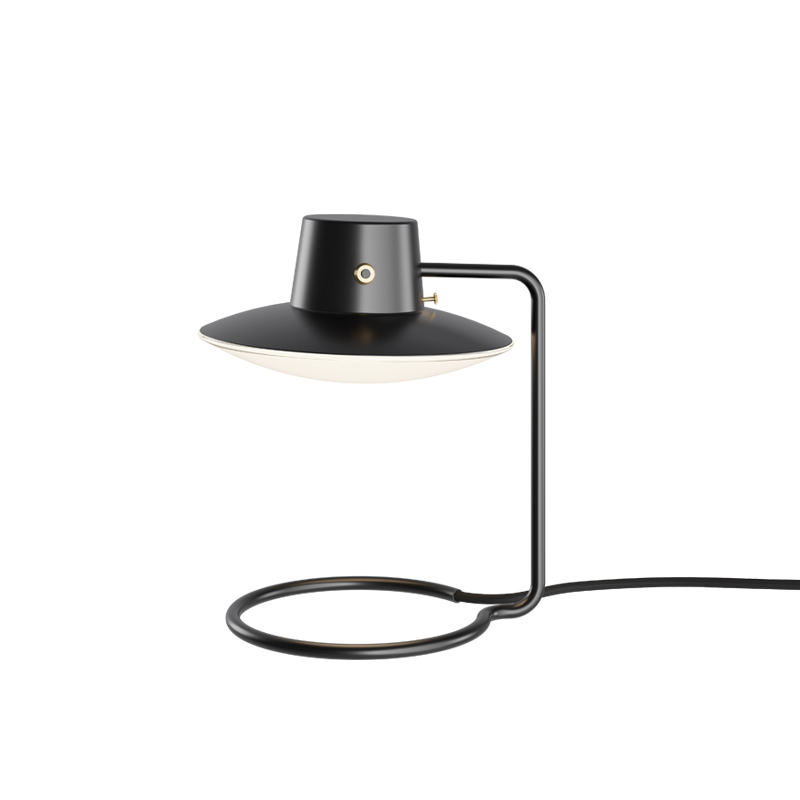 Lampe à poser AJ OXFORD H 28 Métal noir/ verre opalin LOUIS POULSEN