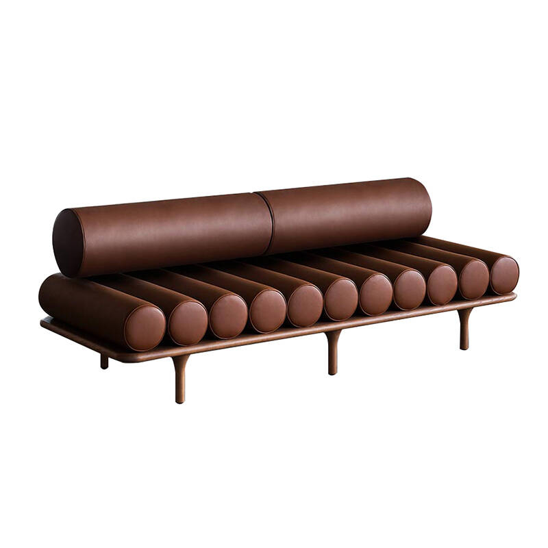 Canapé FIVE TO NINE DAYBED avec dossier Cuir Aniline 02 TACCHINI