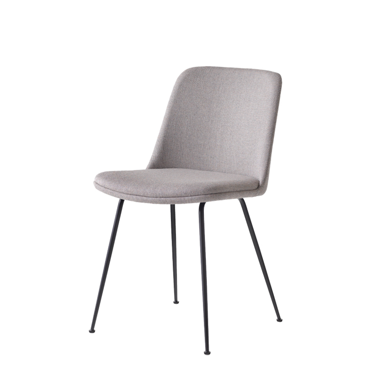 Chaise RELY HW9 Re-Wool 128/ noir AND TRADITION