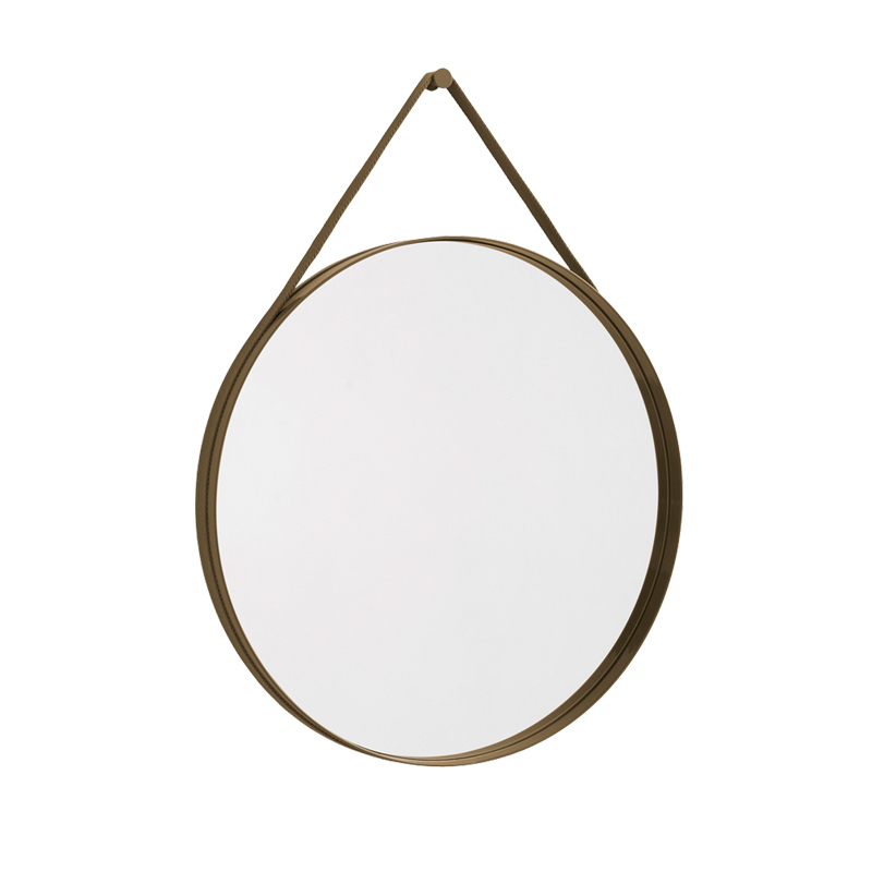 Miroir Miroir STRAP NO 2 Ø 70 Marron clair HAY