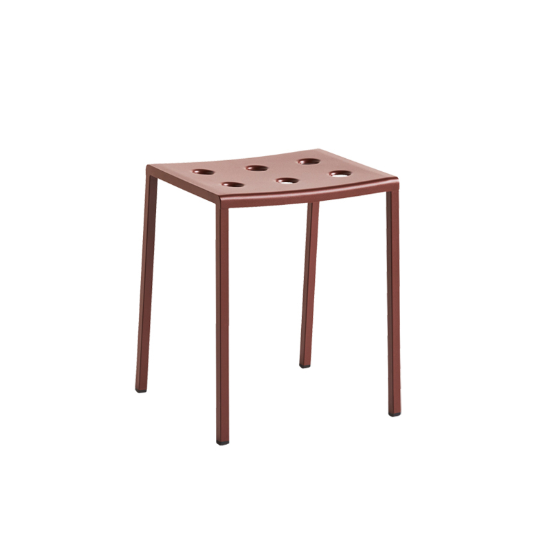 Tabouret extérieur Tabouret BALCONY Rouge fer HAY