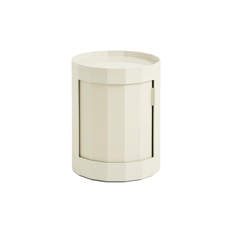 Meuble de rangement FACET CABINET LOW Coquille d'oeuf HAY