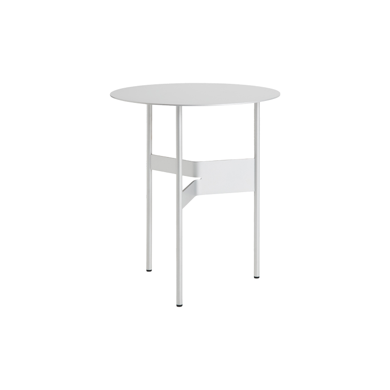 Table d'appoint guéridon SHIM Ø 45 Gris argenté HAY