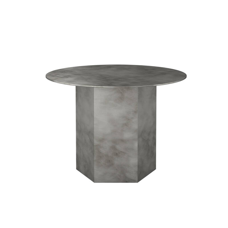 Table d'appoint guéridon EPIC STEEL Ø 60 Gris brumeux GUBI