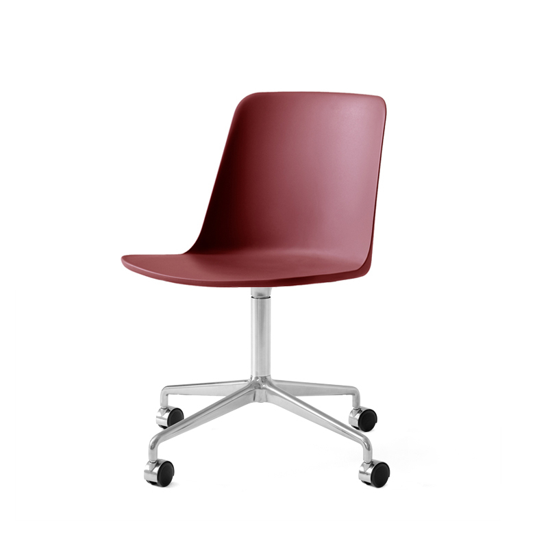 Fauteuil de bureau RELY HW21 Marron rouge AND TRADITION