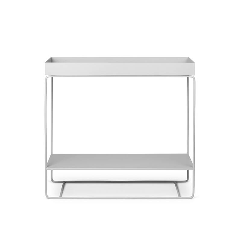 Meuble de rangement PLANT BOX 2 niveaux Gris clair FERM LIVING