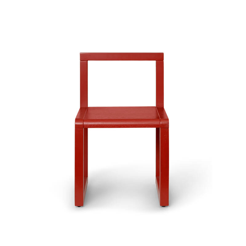 Siège enfant Chaise enfant LITTLE ARCHITECT Rouge coquelicot FERM LIVING