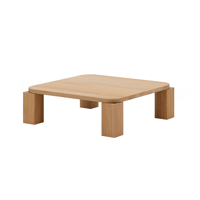 Table basse ATLAS 82x82 Chêne NEW WORKS
