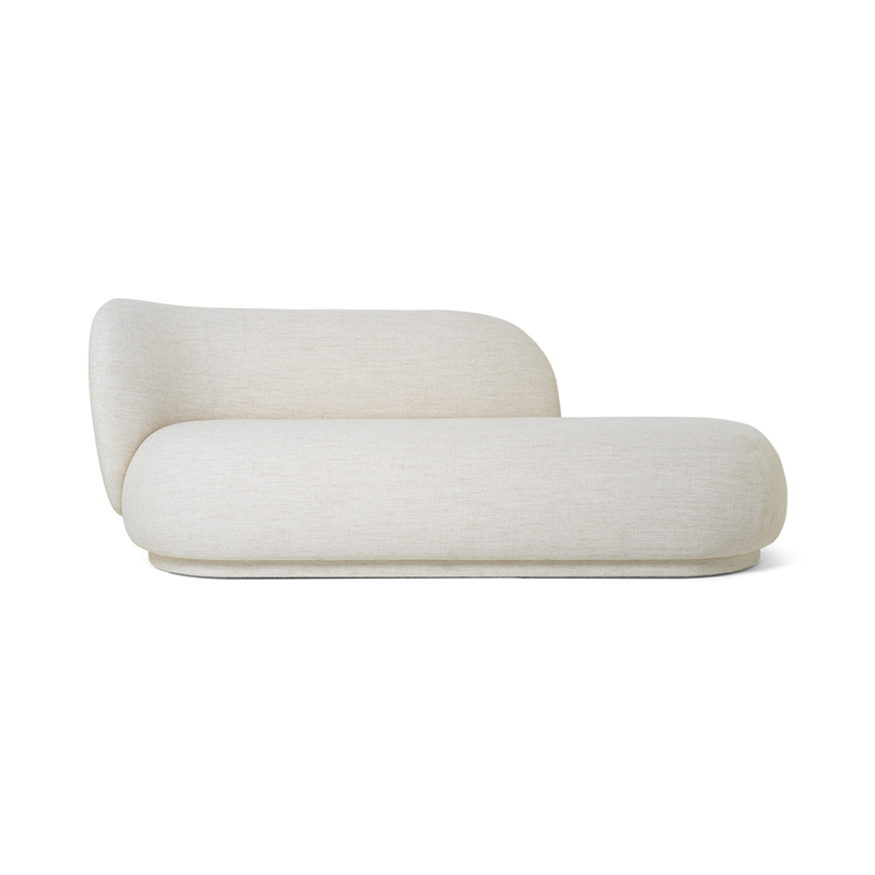 Canapé RICO DIVAN Bouclé Blanc cassé FERM LIVING