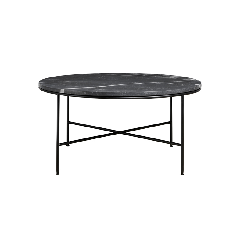 Table basse PLANNER Ø 80 Charbon FRITZ HANSEN