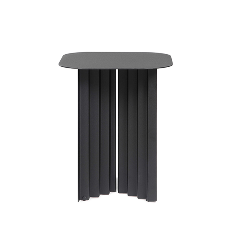 Table d'appoint guéridon PLEC small acier Noir RS BARCELONA