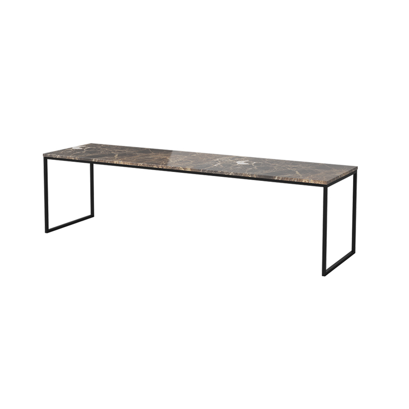 Table basse COMO 160x44 Marbre marron BOLIA
