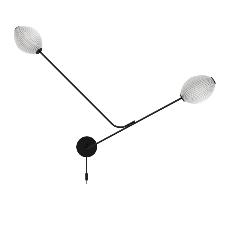 Applique SATELLITE Blanc crème semi mat  GUBI