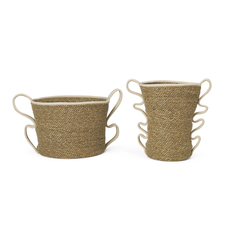 Petit rangement Set de 2 paniers VERSO Blanc FERM LIVING
