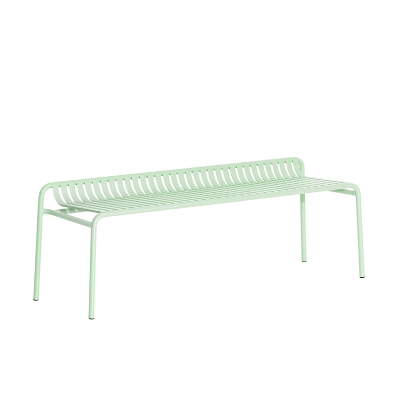 Banc extérieur WEEK-END sans dossier Vert pastel PETITE FRITURE