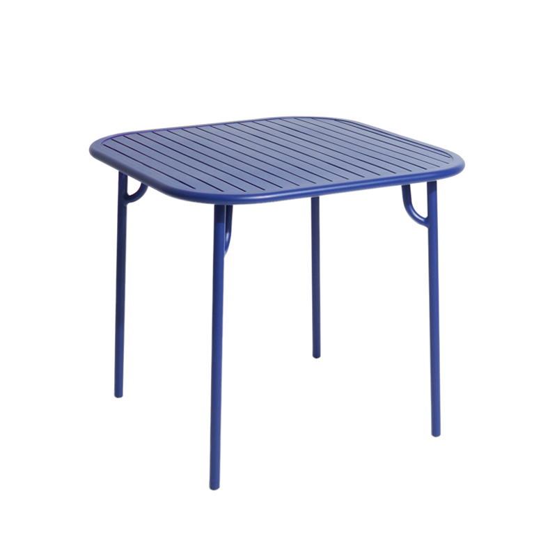 Table extérieur WEEK-END 85x85 Bleu PETITE FRITURE
