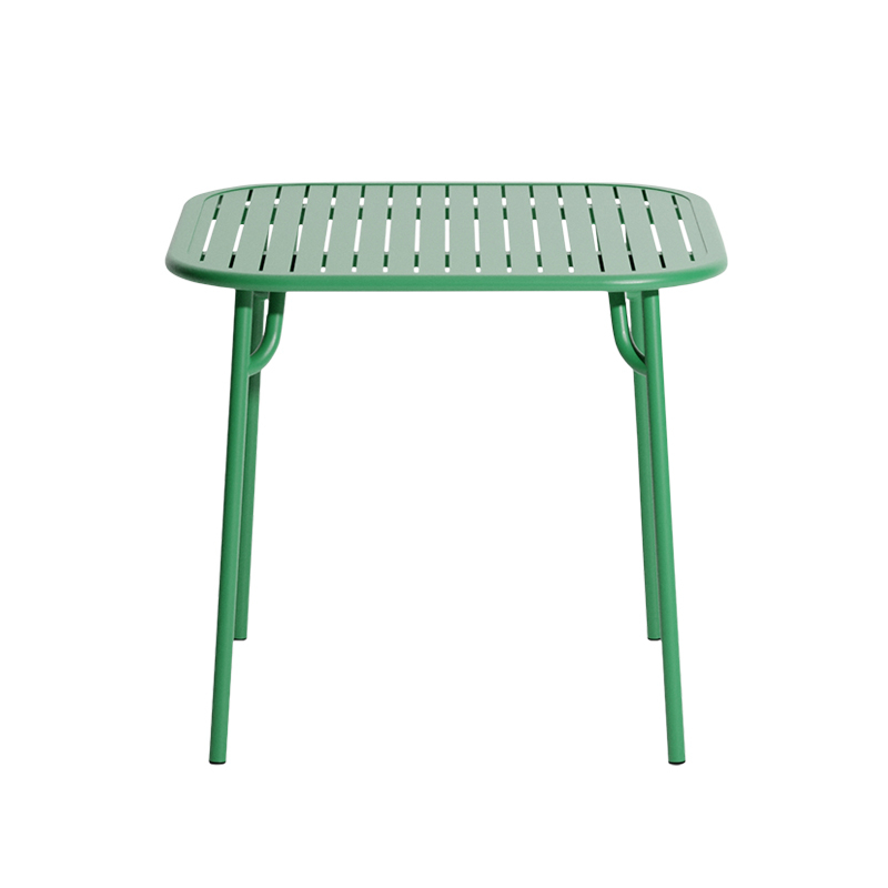 Table extérieur WEEK-END 85x85 Vert menthe PETITE FRITURE
