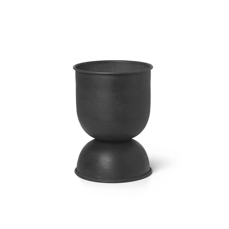 Pot et jardinière Pot HOURGLASS XS Noir FERM LIVING
