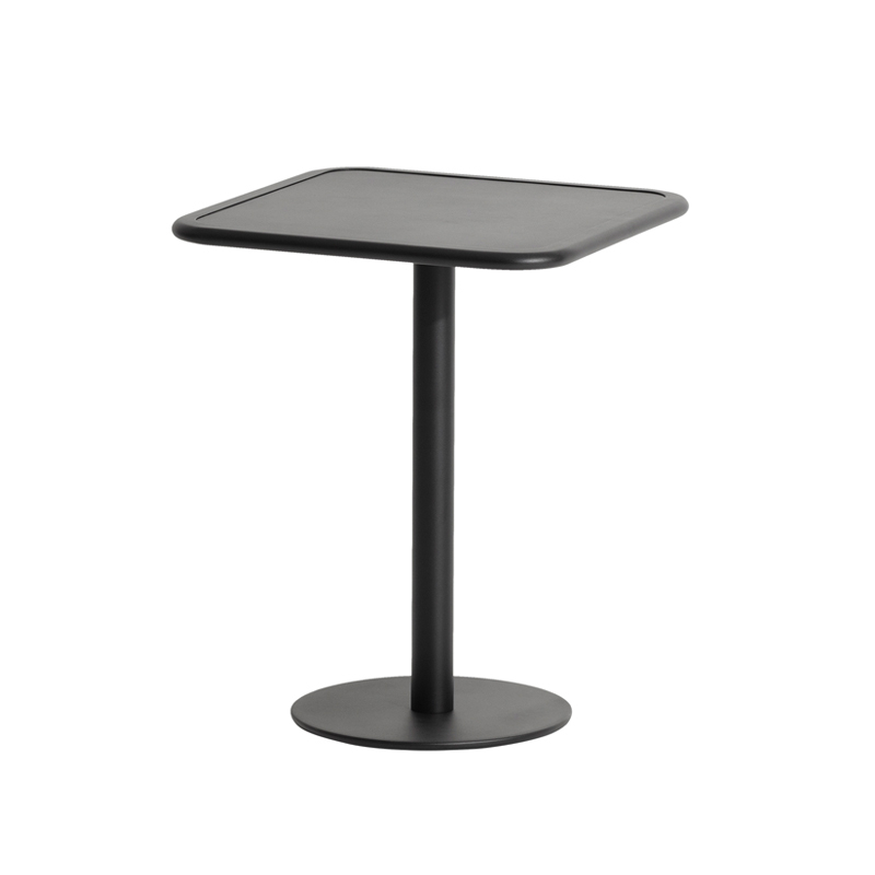 Table extérieur WEEK-END carrée Noir PETITE FRITURE