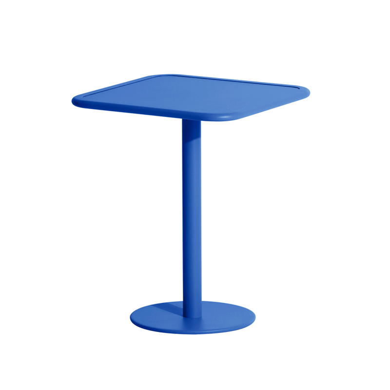 Table extérieur WEEK-END carrée Bleu PETITE FRITURE